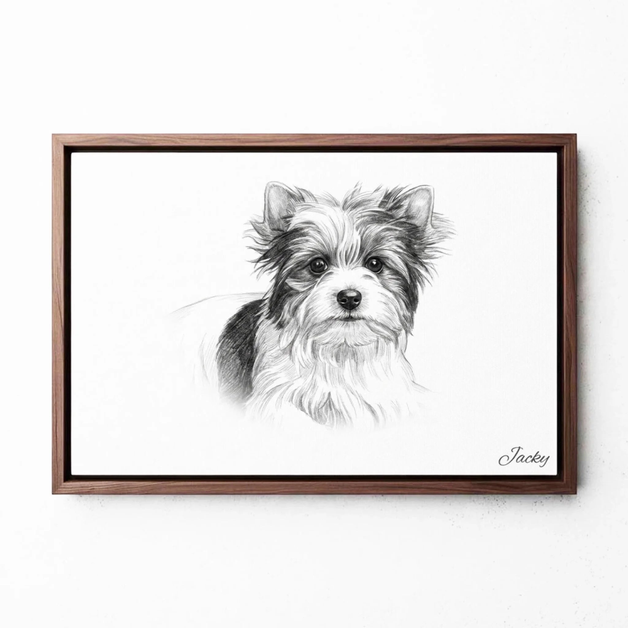 katzenportrait-leinwand-rahmen-walnuss